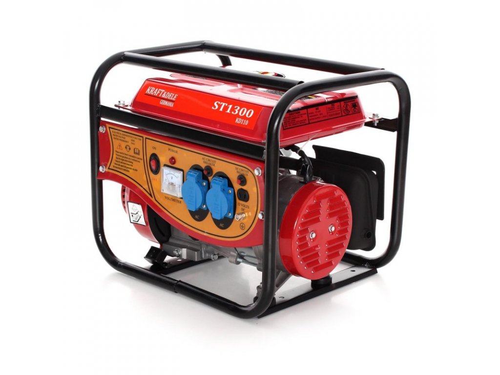 BENZÍNOVÁ ELEKTROCENTRÁLA 2,2KW / 3HP, 1500W, 12/230V, KRAFT&DELE KD110 – Obrázok 12
