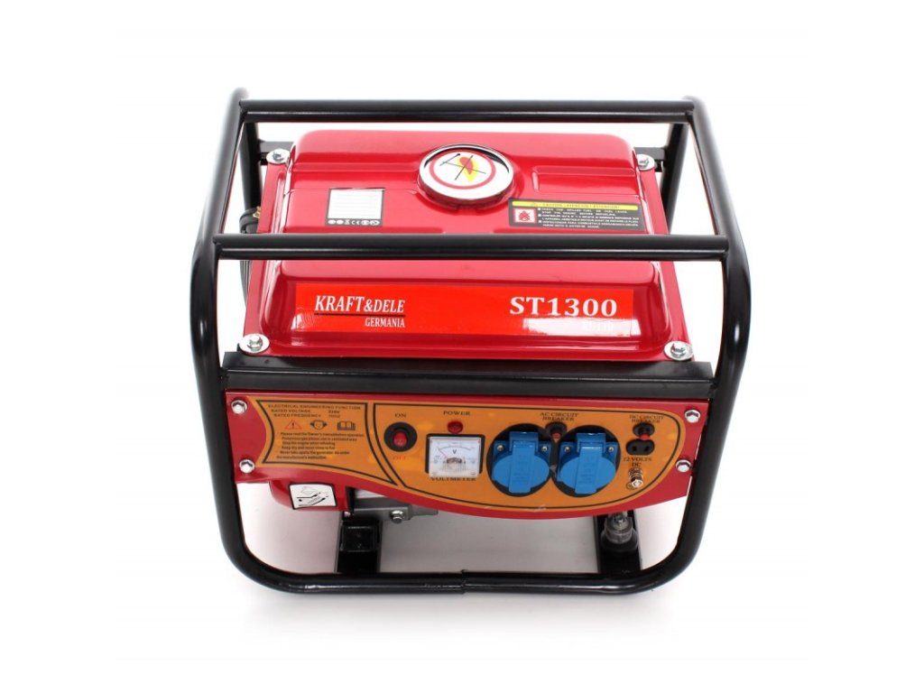 BENZÍNOVÁ ELEKTROCENTRÁLA 2,2KW / 3HP, 1500W, 12/230V, KRAFT&DELE KD110 – Obrázok 6