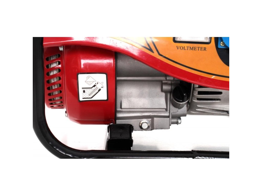 BENZÍNOVÁ ELEKTROCENTRÁLA 2,2KW / 3HP, 1500W, 12/230V, KRAFT&DELE KD110 – Obrázok 5