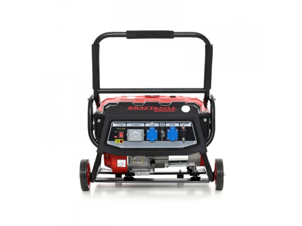 BENZÍNOVÁ ELEKTROCENTRÁLA 2X230V 5,2KW/7HP, 3000W, KRAFT&DELE KD138 – Obrázok 10