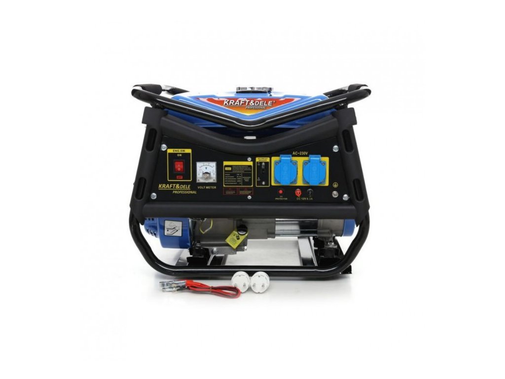 BENZÍNOVÁ ELEKTROCENTRÁLA 5,2KW/7HP, 3000W, KRAFT&DELE KD141 – Obrázok 3