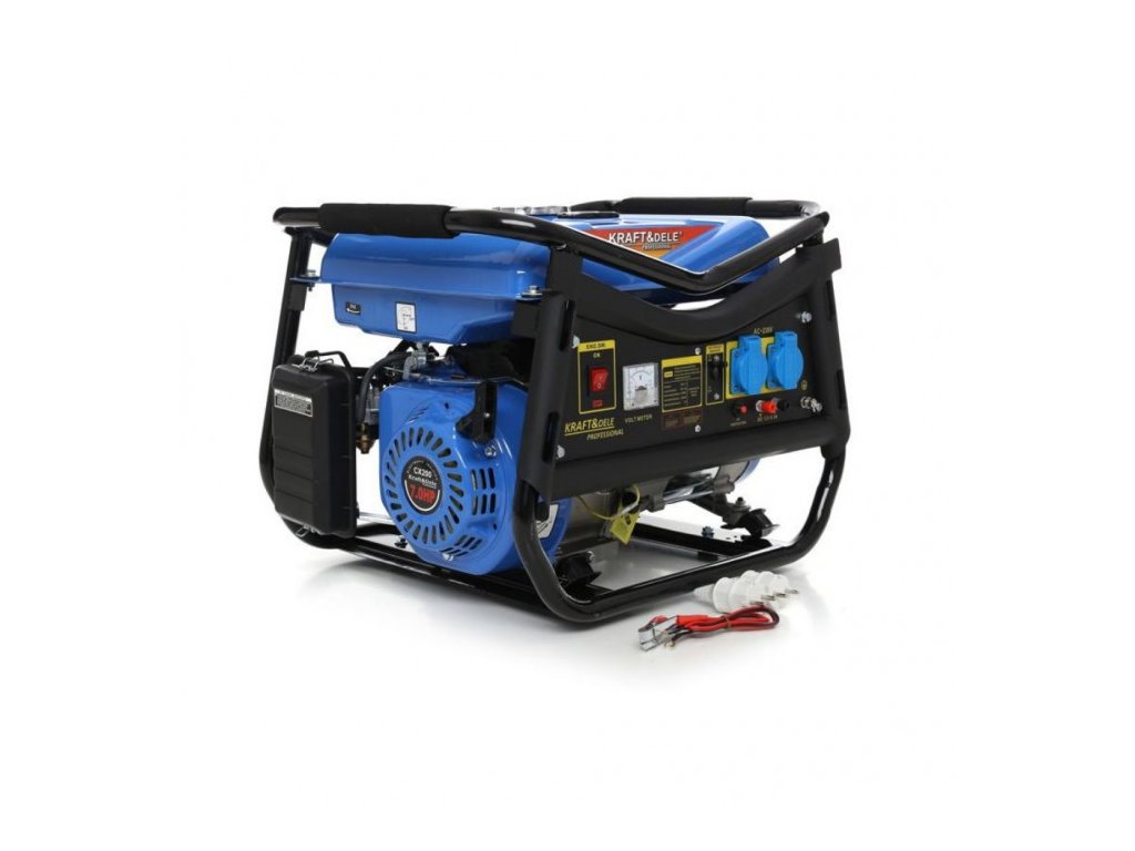 BENZÍNOVÁ ELEKTROCENTRÁLA 5,2KW/7HP, 3000W, KRAFT&DELE KD141 – Obrázok 10