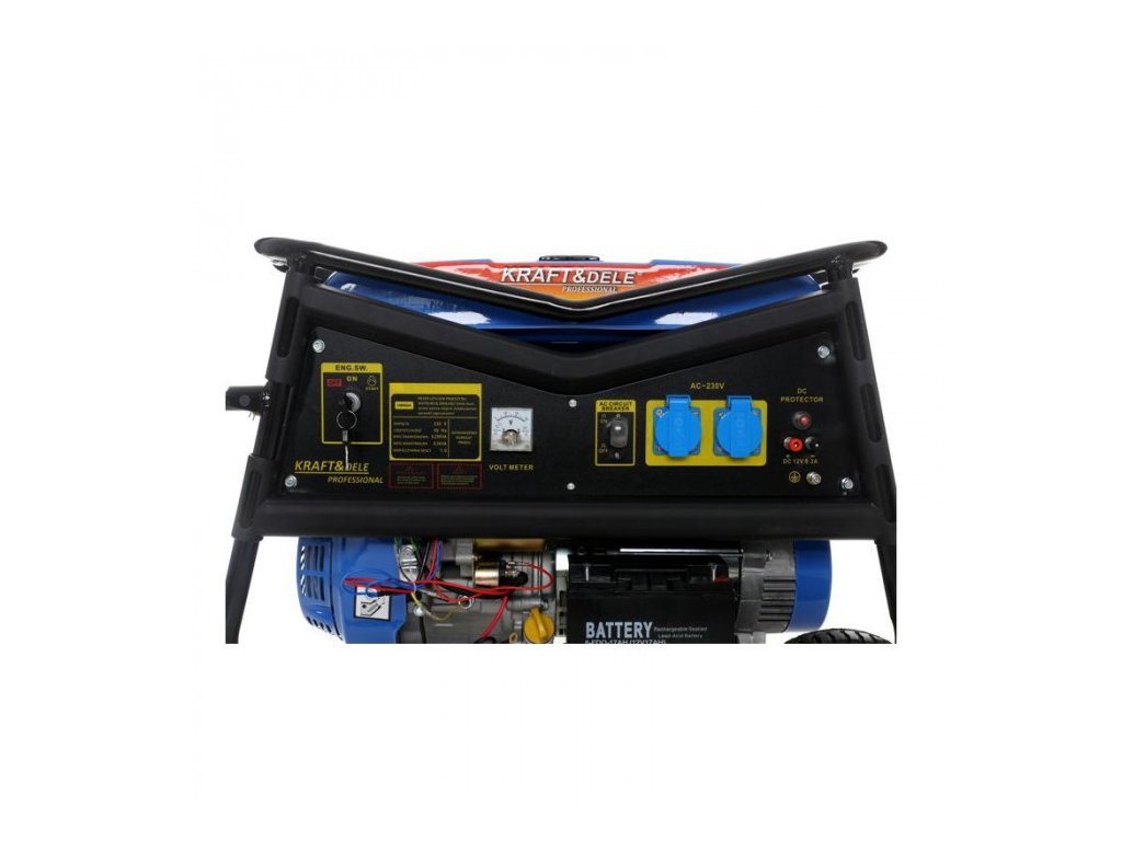 Elektrocentrála jednofázová 5000W 12/230V KD145 – Obrázok 2
