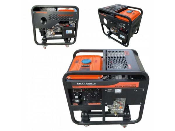 GENERÁTOR, ELEKTROCENTRÁLA 9000W SO ŠTARTÉROM, AVR, 230V, KRAFT&DELE KD169
