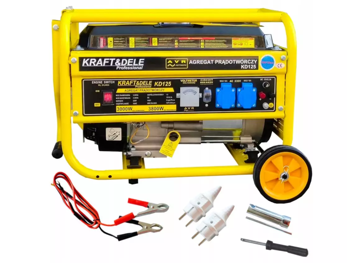 Elektrocentrála 3800W 12/230V | KD125 – Obrázok 6