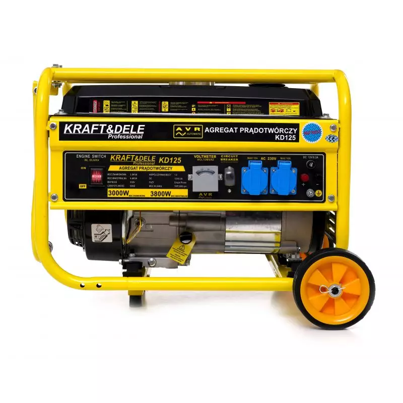 Elektrocentrála 3800W 12/230V | KD125 – Obrázok 3