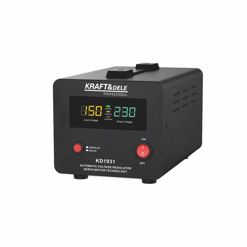 Stabilizátor napätia, AVR, 1000VA, 230V, Kraft & Dele | KD1931