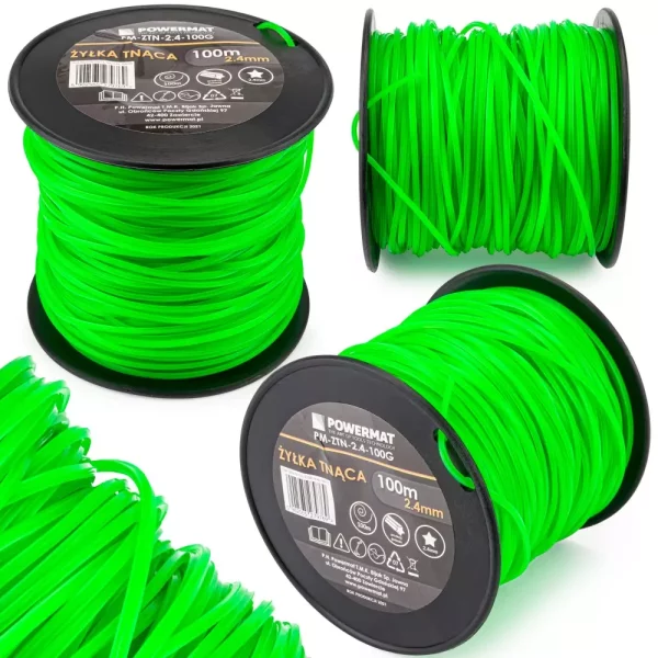 Žacia struna do krovinorezu 2.4mm 100m 5-hranná | PM-ZTN-2.4-100G