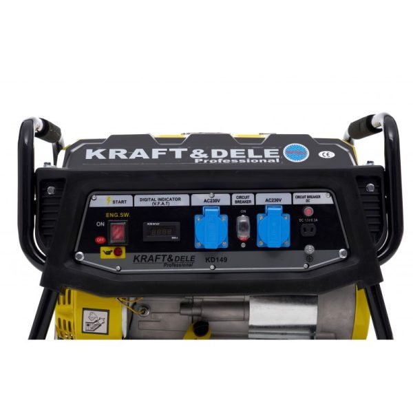 Elektrocentrála LCD 12/230V | 3500W KD149 – Obrázok 2