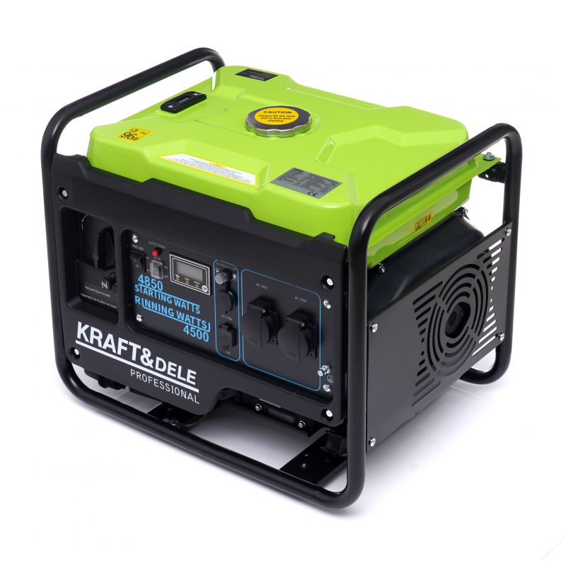 Kraft&Dele Invertorový generátor prúdu elektrocentrála 230V 4850W KD688 – Obrázok 8
