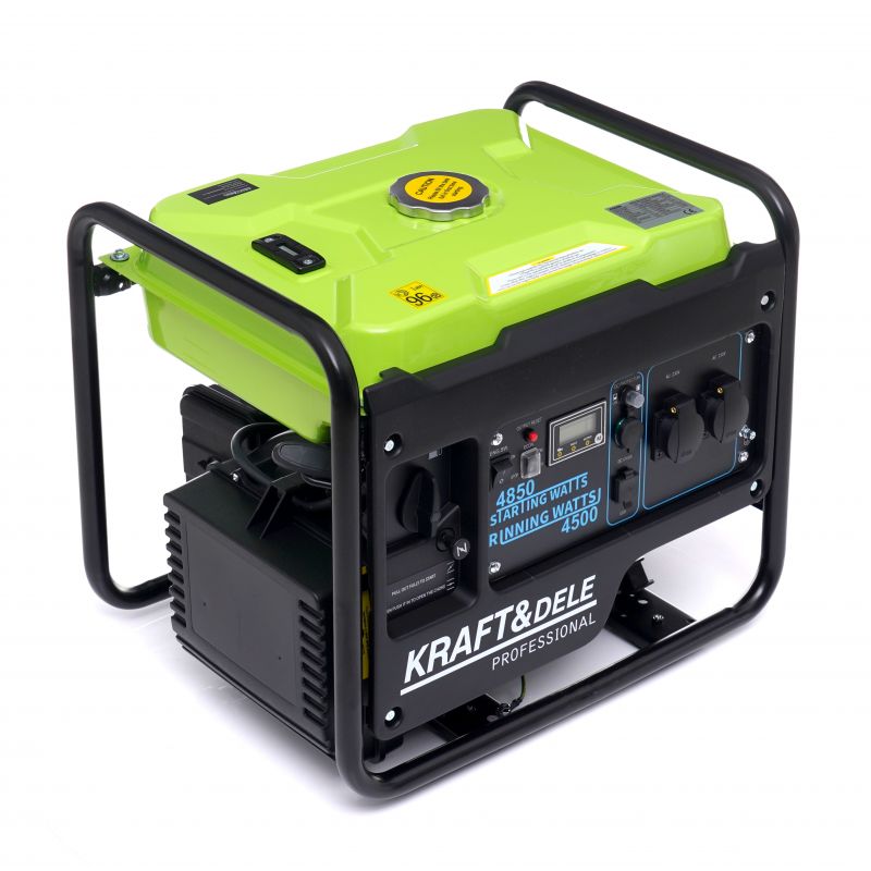Kraft&Dele Invertorový generátor prúdu elektrocentrála 230V 4850W KD688 – Obrázok 7