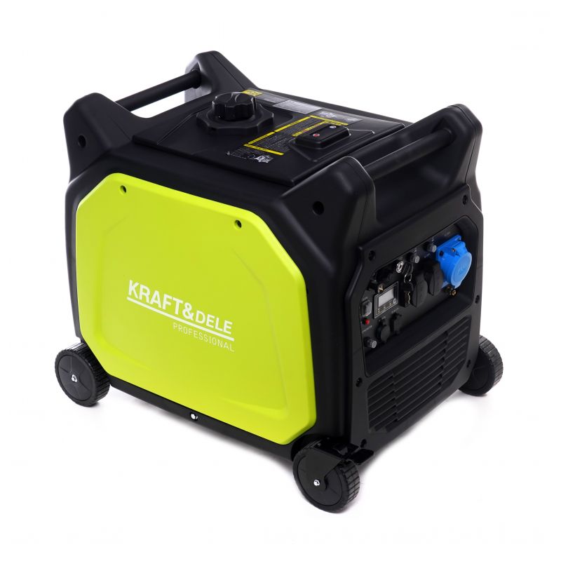 Kraft&Dele Invertorový generátor prúdu elektrocentrála 12V/230V 7600W KD682 – Obrázok 8