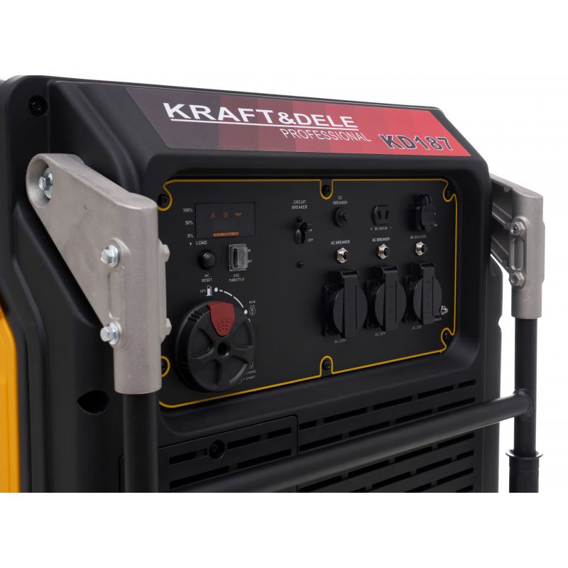 Kraft&Dele Invertorový generátor prúdu elektrocentrála 230V 8000W KD187 – Obrázok 6