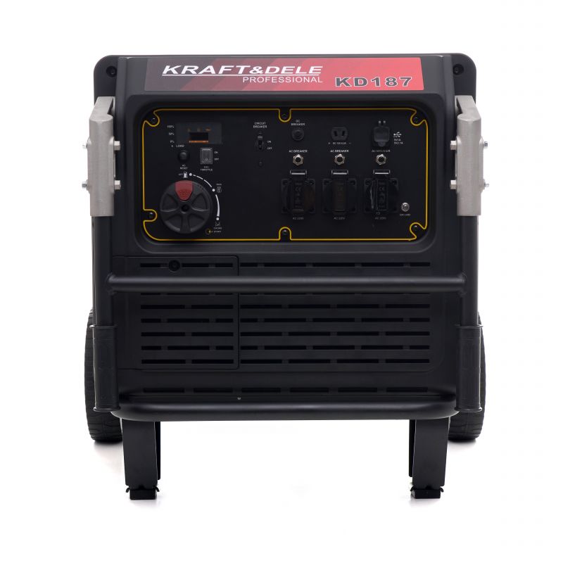 Kraft&Dele Invertorový generátor prúdu elektrocentrála 230V 8000W KD187 – Obrázok 4