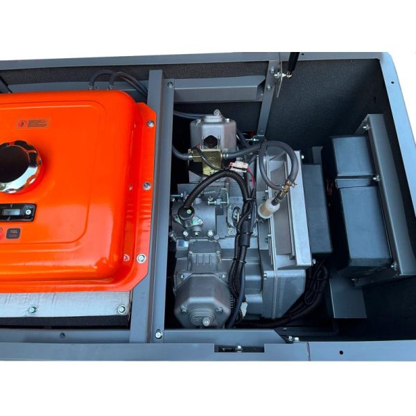 Jednofázová DIESELOVÁ elektrocentrála 14/15,5kW KD198 – Obrázok 3