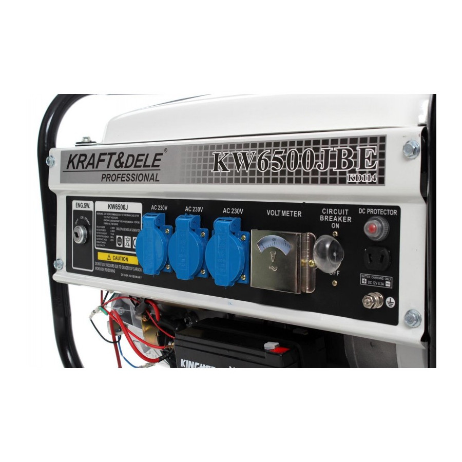 Elektrocentrála 2500W 12/230V KD114 – Obrázok 2