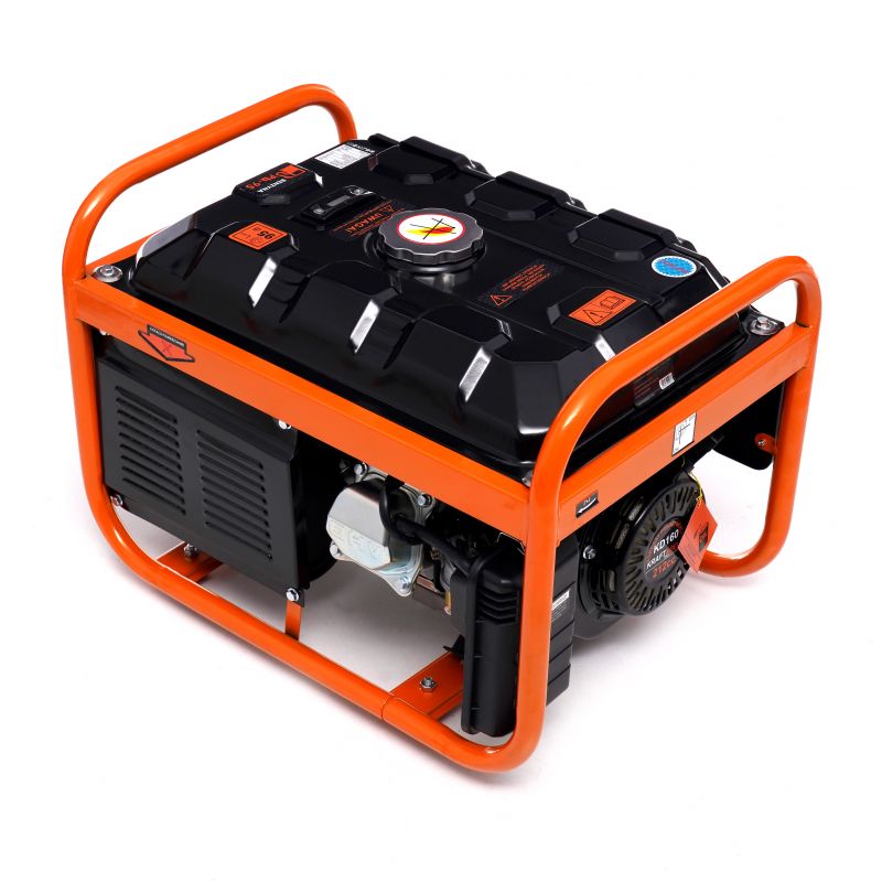 Kraft&Dele Benzínová elektrocentrála generátor prúdu AVR 3500W 230/12V KD160 – Obrázok 5