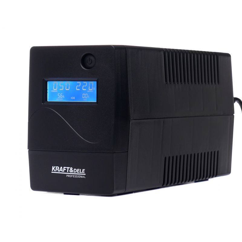 Záložný zdroj UPS s LCD displejom – 600 W | KD1928 – Obrázok 4