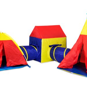 Sada stanov pre deti domček 5v1 + Iplay tunely