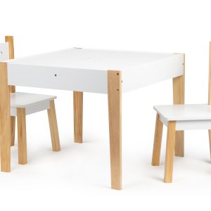 Stôl s dvoma stoličkami set detského nábytku ECOTOYS