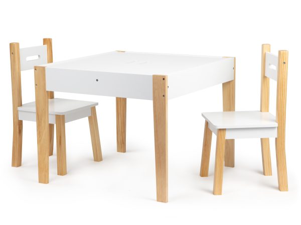 Stôl s dvoma stoličkami set detského nábytku ECOTOYS