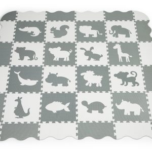Penová podložka s plotom puzzle suchý bazén 36 kusov Ecotoys