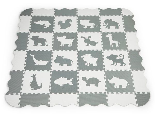 Penová podložka s plotom puzzle suchý bazén 36 kusov Ecotoys