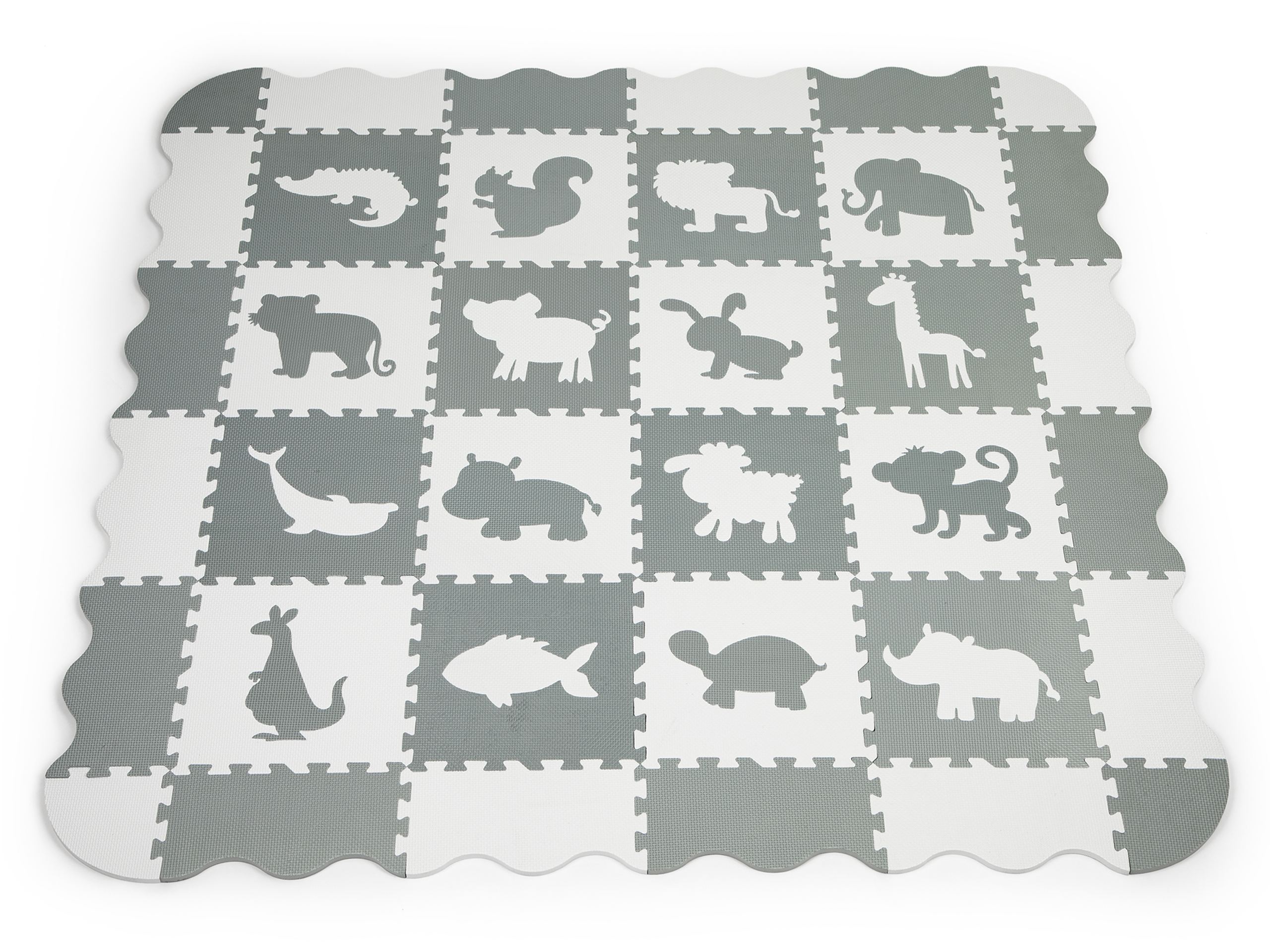 Penová podložka s plotom puzzle suchý bazén 36 kusov Ecotoys