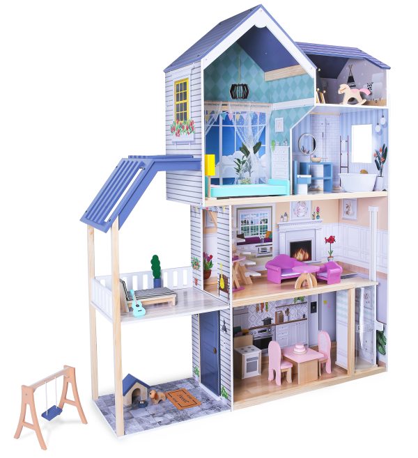 Domček pre bábiky rezidencia XXL Maya 28 el. ECOTOYS