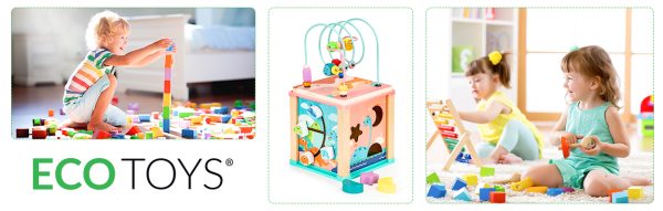 Drevená edukačná kocka - dinousaury | ECOTOYS – Obrázok 10