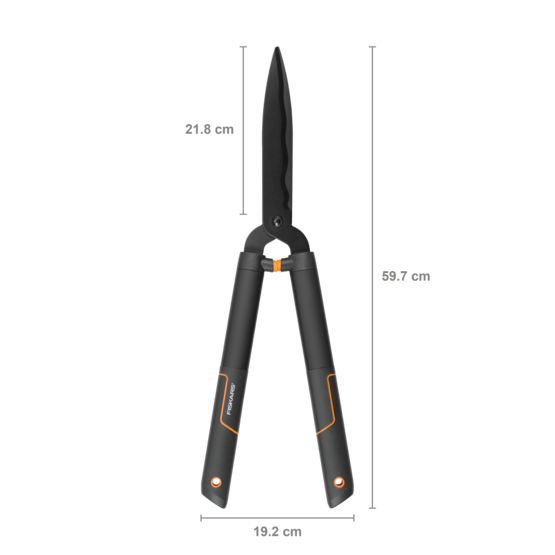 SingleStep ™ Nožnice na živý plot, vlnité ostrie HS22 – Obrázok 3