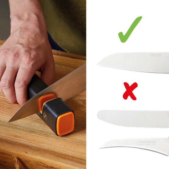Ostrič na nože Roll-Sharp™ Edge, čierny – Obrázok 4