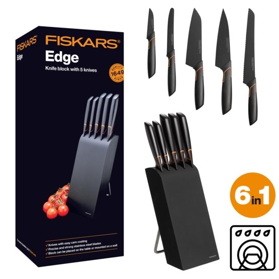 Blok Edge na nože s 5 nožmi – Obrázok 3