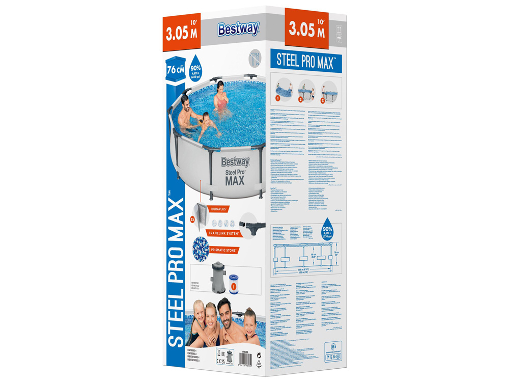Bestway FRAME bazén 4678L 305x76cm 8v1 56408 – Obrázok 8