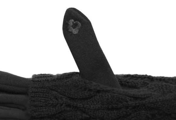 Dotykové rukavice R6413 - čierne – Obrázok 7
