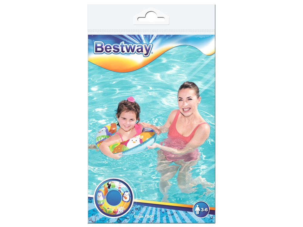 Bestway nafukovací kruh na plávanie 51 cm 36113 – Obrázok 7