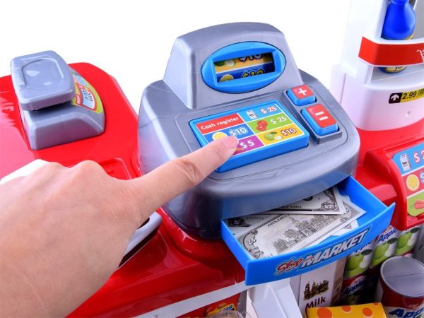 Pokladňa SUPERMARKET košík Obchod so skenerom ZA2681 – Obrázok 3