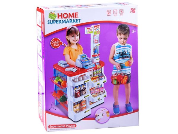 Pokladňa SUPERMARKET košík Obchod so skenerom ZA2681 – Obrázok 9