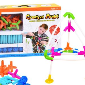 Stavebné kocky Slamky Tyčinky - 106 ks