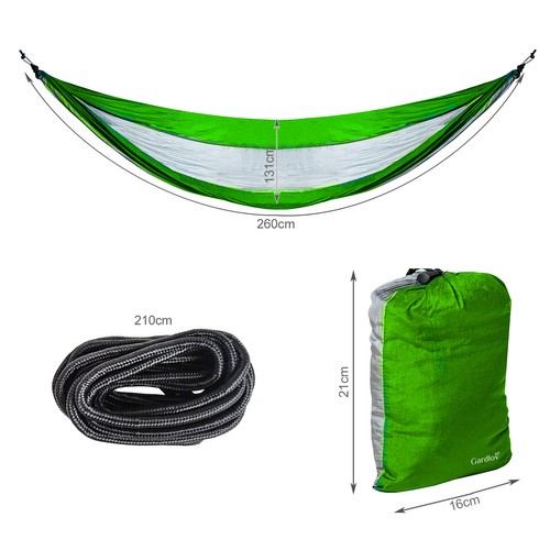 Turistická hojdacia sieť Santiago 260x140cm – Obrázok 10