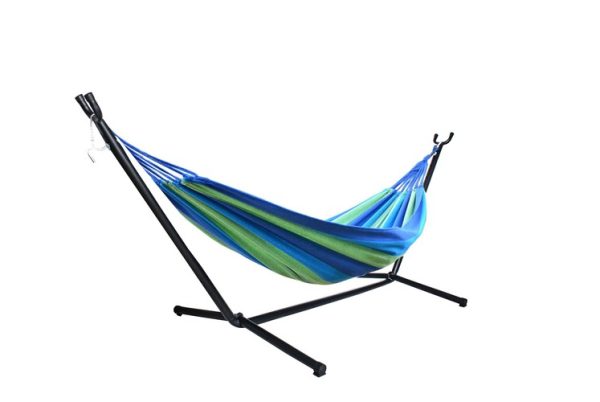 Záhradná hojdacia sieť 200x150 cm s rámom – Obrázok 3