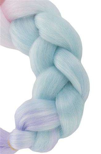Ombré vrkôčiky zo syntetických vlasov ružová/ni/f W10341 – Obrázok 4
