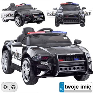 Detské autíčko na batérie.Policajné auto.Policajné diaľkové ovládanie PA0218