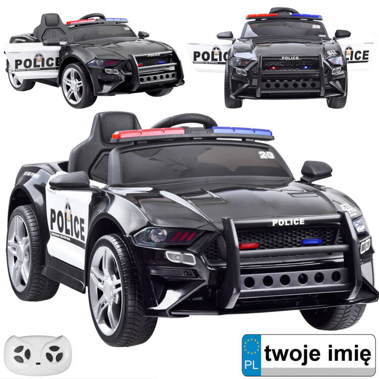Detské autíčko na batérie.Policajné auto.Policajné diaľkové ovládanie PA0218