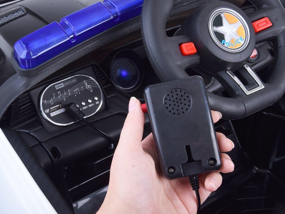 Detské autíčko na batérie.Policajné auto.Policajné diaľkové ovládanie PA0218 – Obrázok 6