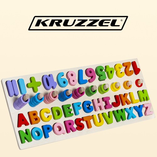 Drevené puzzle s abecedou a číslami – Obrázok 5