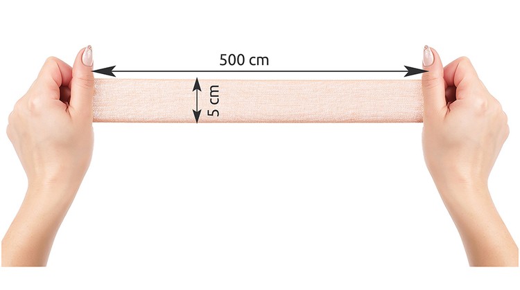 Soulima Push - up páska na prsia 5 m béžová – Obrázok 11