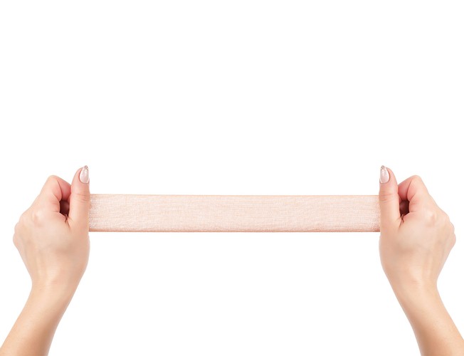 Soulima Push - up páska na prsia 5 m béžová – Obrázok 6