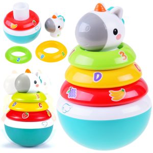 Pyramída veľryby, hrkálka na státie, puzzle