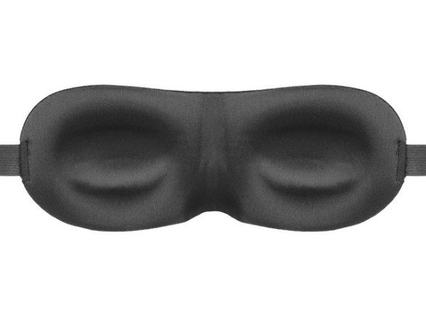 Maska na spanie 3D + špunty do uší čierna – Obrázok 7